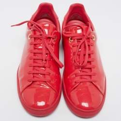 Louis Vuitton Hot Pink Patent and Leather Frontrow Sneakers Size 39