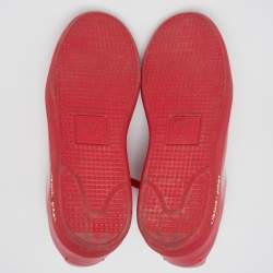 Louis Vuitton Hot Pink Patent and Leather Frontrow Sneakers Size 39