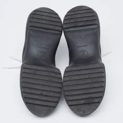 مملوكة مسبقًا حذاء رياضي لوي فيتون أركلايت جلد ونيوبرين أبيض/أسود مقاس 38