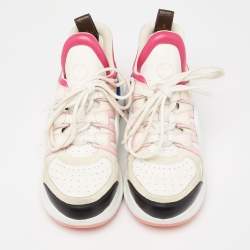 Louis Vuitton Multicolor Suede and Leather LV Archlight Sneakers Size 38