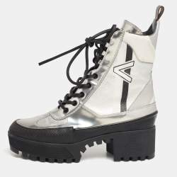 LOUIS VUITTON LV Women's LAUREATE Platform Desert Boot Bootie Shoe Size 37/7