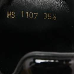 مملوكة مسبقًا Louis Vuitton Brown/Black  Monogram Canvas And Patent Leather Frontrow  Sneakers Size 35.5