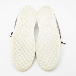 مملوكة مسبقًا Louis Vuitton Brown/Black  Monogram Canvas And Patent Leather Frontrow  Sneakers Size 35.5