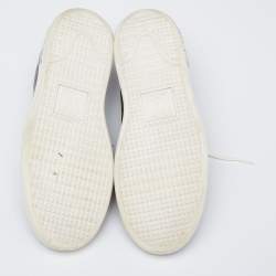Louis Vuitton Brown Monogram Canvas And Patent Frontrow Sneakers Size 36.5