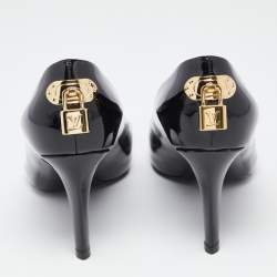 مملوكة مسبقًا Louis Vuitton Black Patent Leather Oh Really! Pumps Size 35.5