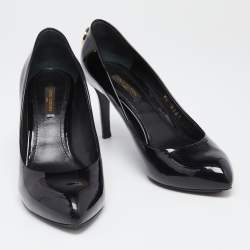 مملوكة مسبقًا Louis Vuitton Black Patent Leather Oh Really! Pumps Size 35.5