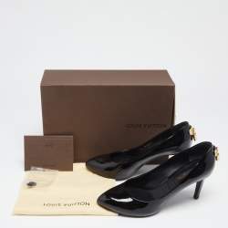 مملوكة مسبقًا Louis Vuitton Black Patent Leather Oh Really! Pumps Size 35.5