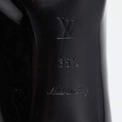 مملوكة مسبقًا Louis Vuitton Black Patent Leather Oh Really! Pumps Size 35.5