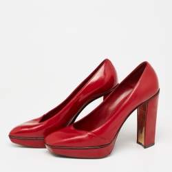 Louis Vuitton Red Patent Leather Heels ref.409255 - Joli Closet