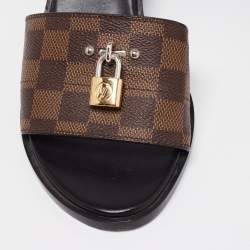 مملوكة مسبقًا صندل سلايد لوي فيتون لوك ايت كانفاس مونوغرامي دامييه إيبين مقاس 42