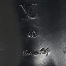 Pre Owned صندل سلايد لوي فيتون لوك إيت كانفاس دامييه إيبين بني مقاس 40