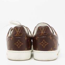 Louis Vuitton Brown Monogram Canvas  Frontrow Low Top Sneakers Size 38