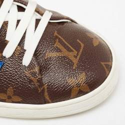 Louis Vuitton Brown Monogram Canvas  Frontrow Low Top Sneakers Size 38