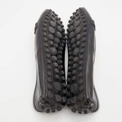 Pre Owned حذاء لوفرز لوي فيتون أوكسفورد جلد لامع برونزي مقاس 40