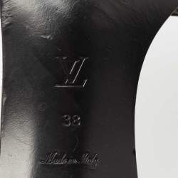 مملوكة مسبقًا Louis Vuitton Brown Monogram Canvas Lock It Slide Sandals Size 38