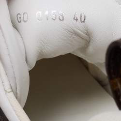 Louis Vuitton White/Brown Neoprene, Mesh and Monogram Canvas Archlight Low-Top Sneakers Size 40