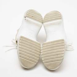 Pre Owned حذاء رياضي لوي فيتون LV آركلايت جلد ذهبي ميتاليك مقاس 39