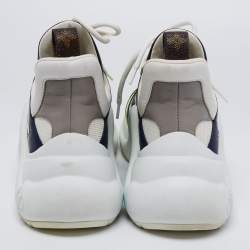 Pre Owned Louis Vuitton Multicolor Nylon And Leather Archlight Low-Top Sneakers Size 38.5