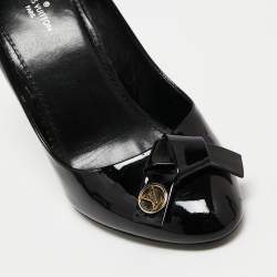 Louis Vuitton Black Patent Leather Fiance Pumps Size 36