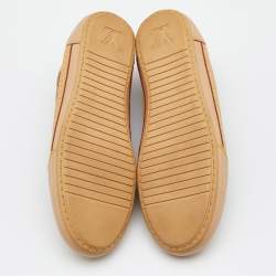 Louis Vuitton Brown/Beige Monogram Canvas And Leather Capucine Low Top Sneakers Size 36