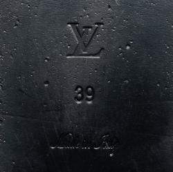 مملوكة مسبقًا Louis Vuitton Pink/Brown Leather and Monogram Canvas Bom Dia Slides Size 39  