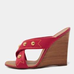 Louis Vuitton Raleigh Wedge Sandals
