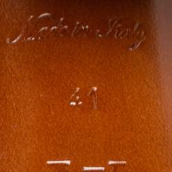 مملوكة مسبقًا Louis Vuitton Brown Monogram Canvas and Leather Horizon Slide Size 41