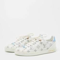 Louis Vuitton Pink leather and mesh monogram trainers - size EU 37
