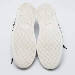 Louis Vuitton Black Leather Frontrow Sneakers Size 38.5