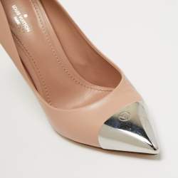 مملوكة مسبقًا Louis Vuitton Beige Leather Urban Twist Pumps Size 39