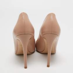 مملوكة مسبقًا Louis Vuitton Beige Leather Urban Twist Pumps Size 39