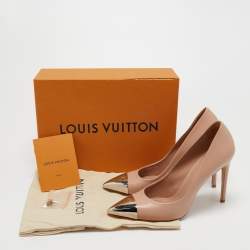 مملوكة مسبقًا Louis Vuitton Beige Leather Urban Twist Pumps Size 39