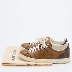 Louis Vuitton Monogram Reverse Canvas Frontrow Sneakers Size 37