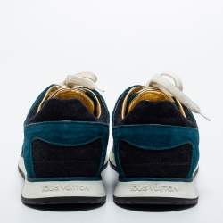 Louis Vuitton Multicolor Suede and Leather Sneakers Size 37