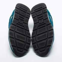 Louis Vuitton Multicolor Suede and Leather Sneakers Size 37