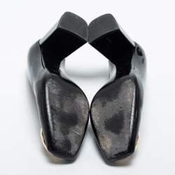Pre Owned Louis Vuitton Black Patent Leather Madeleine  Pumps Size 39