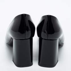 Pre Owned Louis Vuitton Black Patent Leather Madeleine  Pumps Size 39