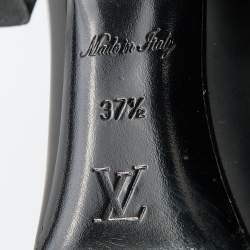 مملوكة مسبقًا Louis Vuitton Multicolor Leather and Mesh Lace Up Booties Size 37.5