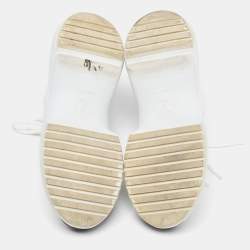 Louis Vuitton White/Brown Mesh, Leather and Monogram Canvas Archlight Sneakers Size 40