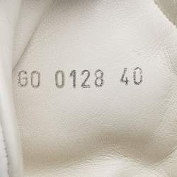 Louis Vuitton White/Brown Mesh, Leather and Monogram Canvas Archlight Sneakers Size 40