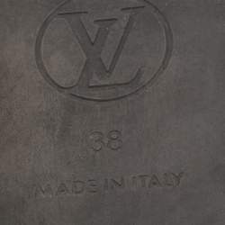 مملوكة مسبقًا Louis Vuitton Gold Leather Sunbath Flat Slides Size 38