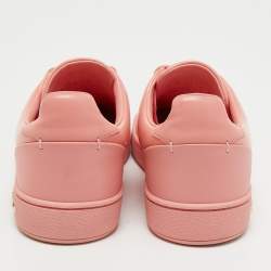 Louis Vuitton Pink Patent Leather Frontrow Sneakers Size 37