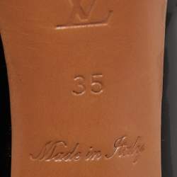 Pre Owned Louis Vuitton Burgundy Patent Leather Oh Really! Pumps Size 35