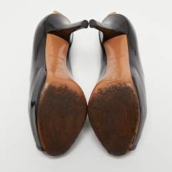 Pre Owned Louis Vuitton Burgundy Patent Leather Oh Really! Pumps Size 35