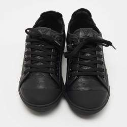 Louis Vuitton Black Monogram Empreinte Low Top Sneakers