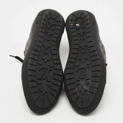 Louis Vuitton Black Monogram Empreinte Low Top Sneakers