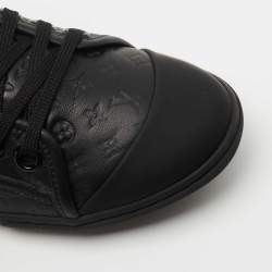 Louis Vuitton Black Monogram Empreinte Low Top Sneakers