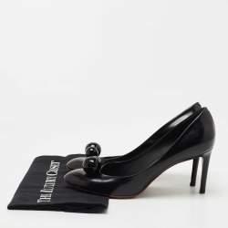 مملوكة مسبقًا Louis Vuitton Black Leather Ball Pumps Size 38