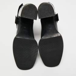 Louis Vuitton Black Leather Ankle Boots Size 39