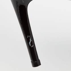 Pre Owned Louis Vuitton Ombre Black/Red Patent Leather Fiance Pumps Size 39